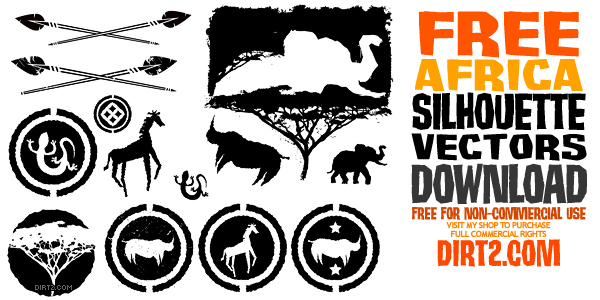 600x300 Africa Vector Pack By Keepwaiting