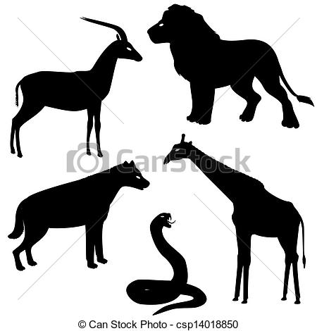 450x470 Africa Clipart Fauna