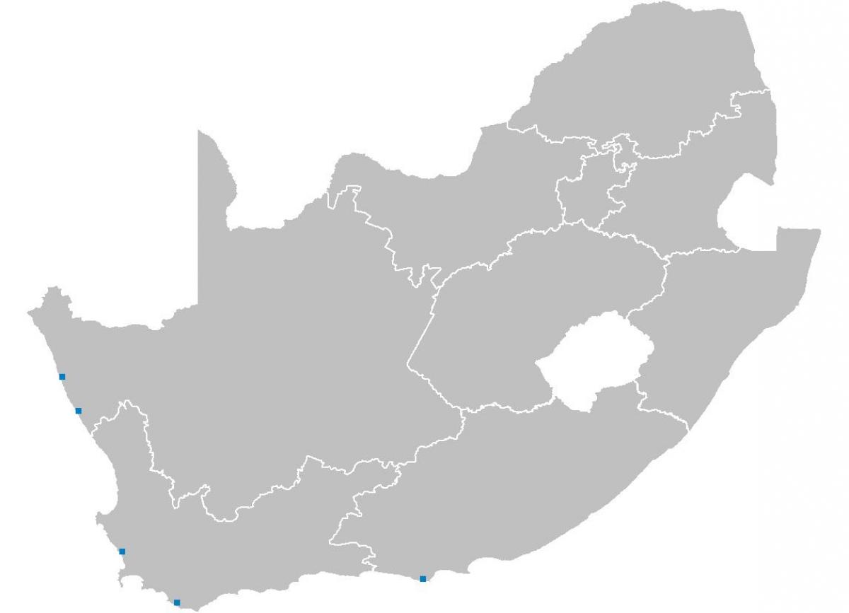 1200x867 South Africa Map Vector