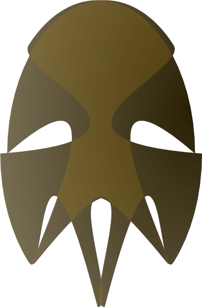 396x600 Tribal African Mask Clip Art Free Vector 4vector