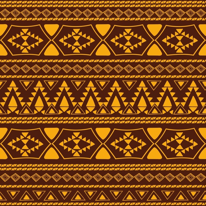 700x700 African Pattern Vector Seamless Wall Mural We Live To