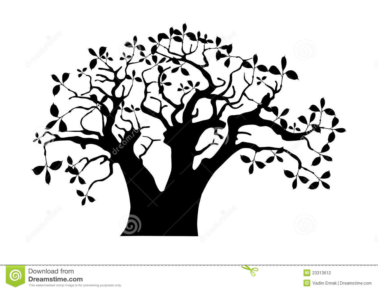 1300x1000 Branch Clipart African Tree