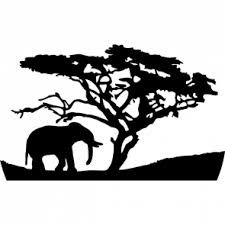 225x225 Dead African Tree Vector