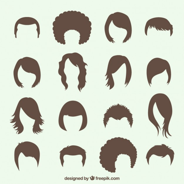 626x626 Afro Hair Vector Free Download