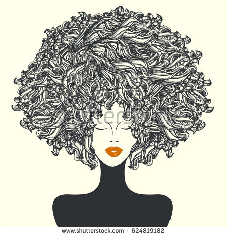 450x470 Collection Of Afro Woman Drawing High Quality, Free Cliparts