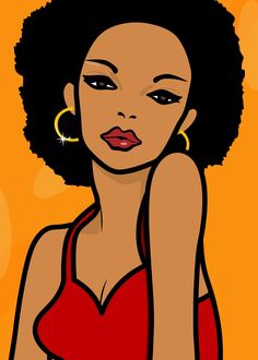 236x330 Stock Vector Black Woman Afro Girls Vector Art