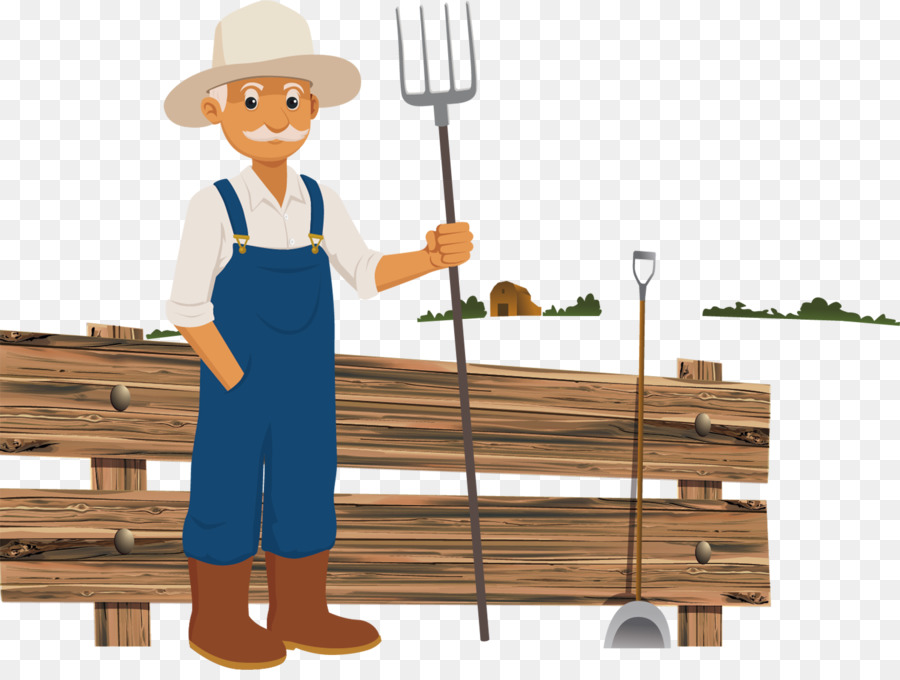 900x680 Cartoon Farmer Agriculture