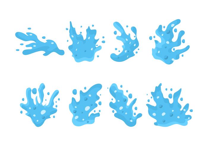 700x490 Libre De Agua De Chorro De Splash Vector