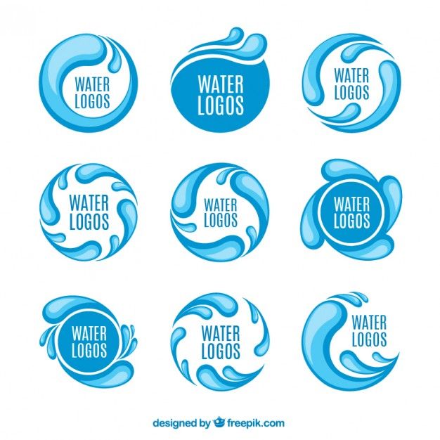 626x626 Logotipos Agua Vector Premium Church Logos, Water