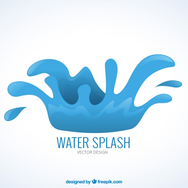626x626 Water Splash Vector Free Download