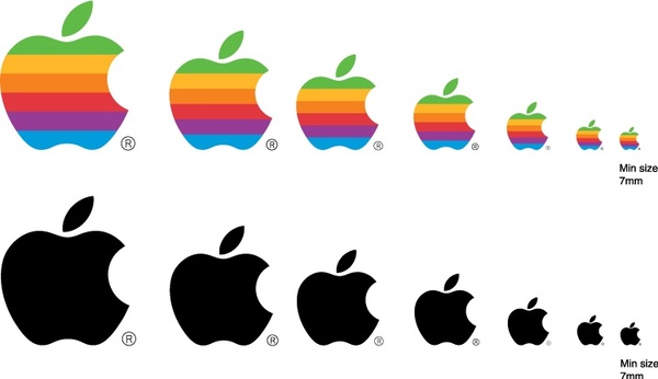 600x346 Apple Logo Free Vector In Adobe Illustrator Ai ( .ai ) Vector
