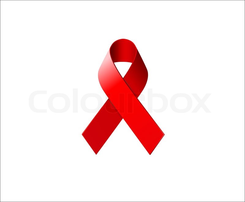 800x660 Aids Awareness Ribbon Stock Vector Colourbox