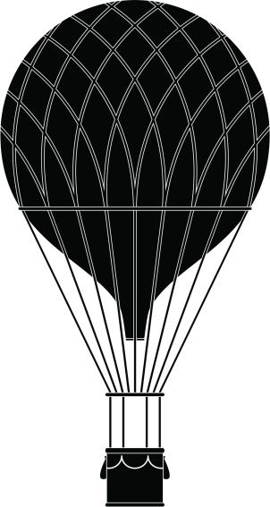 302x567 Vintage Hot Air Balloon Vector Art 165728471 Mad About Font