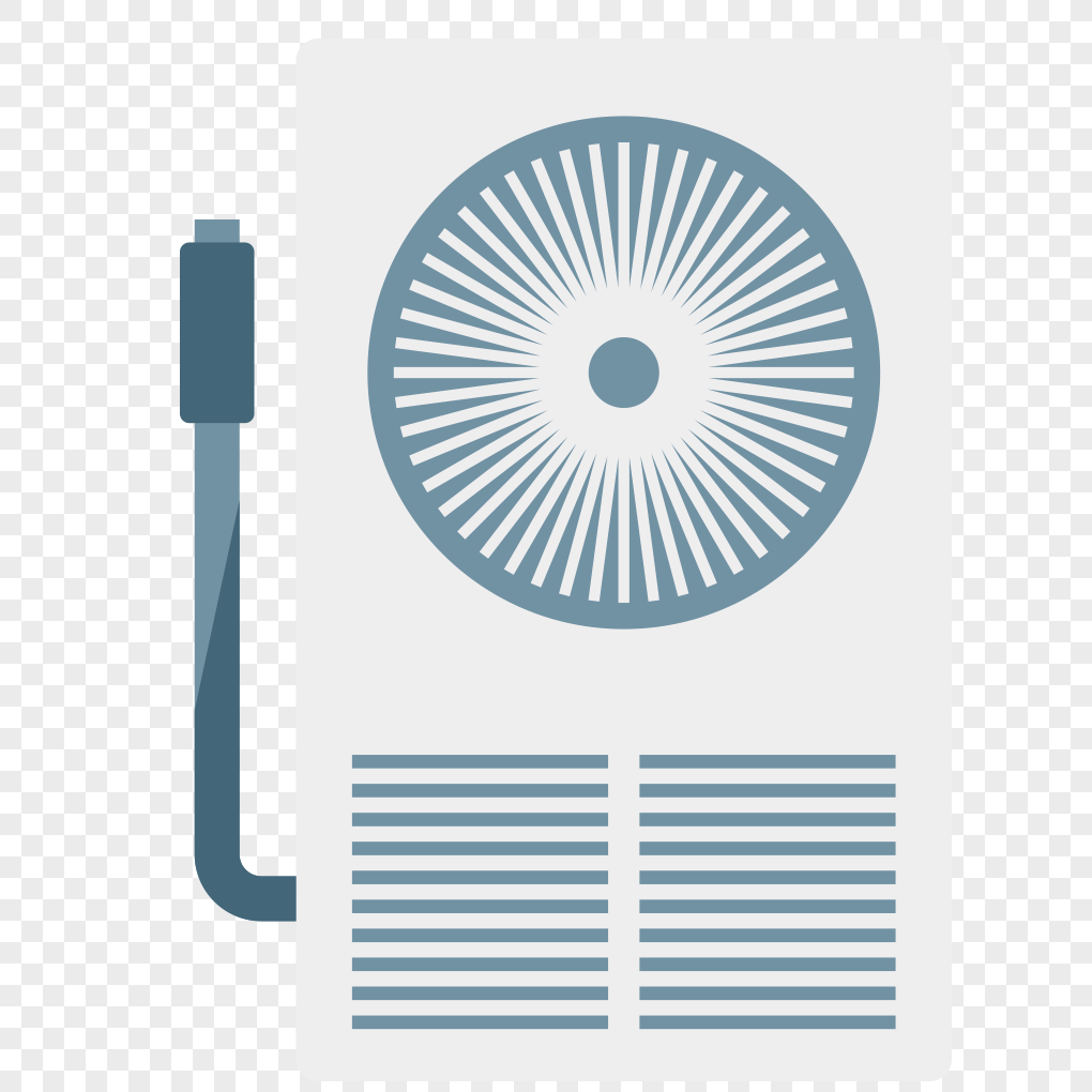 1020x1020 Line Cartoon Air Conditioner Vector Graphics Png Image Picture