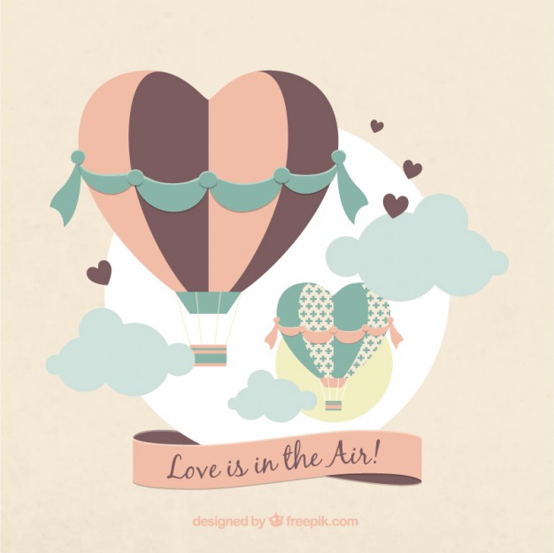 626x625 Love Is In The Air Vector Free Download