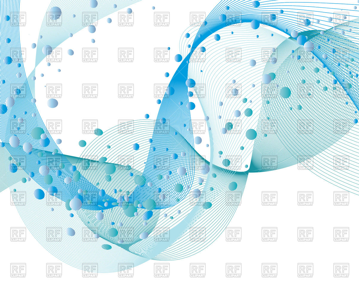 1200x960 Abstract Wavy Background With Bubbles Of Air Vector Image Vector