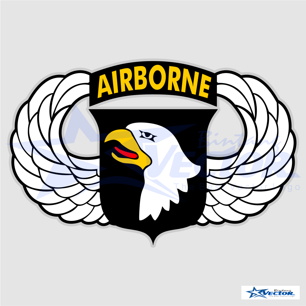 1001x1001 Air Borne Logo Vector Cdr