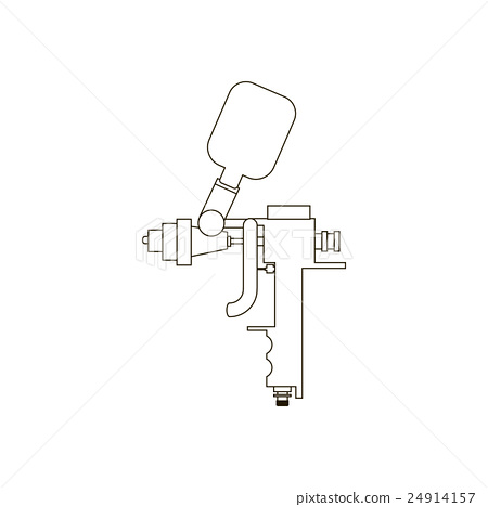 450x468 Airbrush Vector Illustration