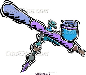 300x263 Airbrush Vector Clip Art