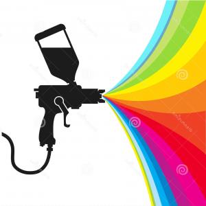 300x300 Airbrush Or Spray Gun Vector Shopatcloth