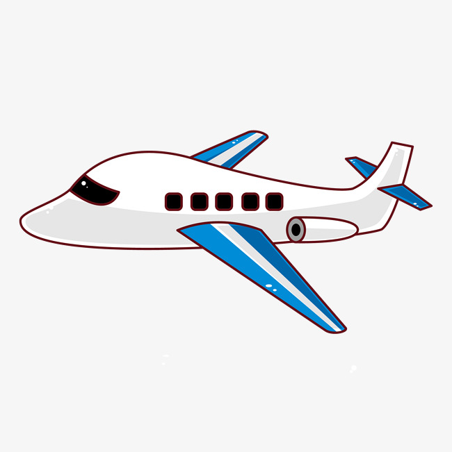 650x651 Mouse Painted Aircraft Vector, Cartoon Airplane, Cartoon Airliner