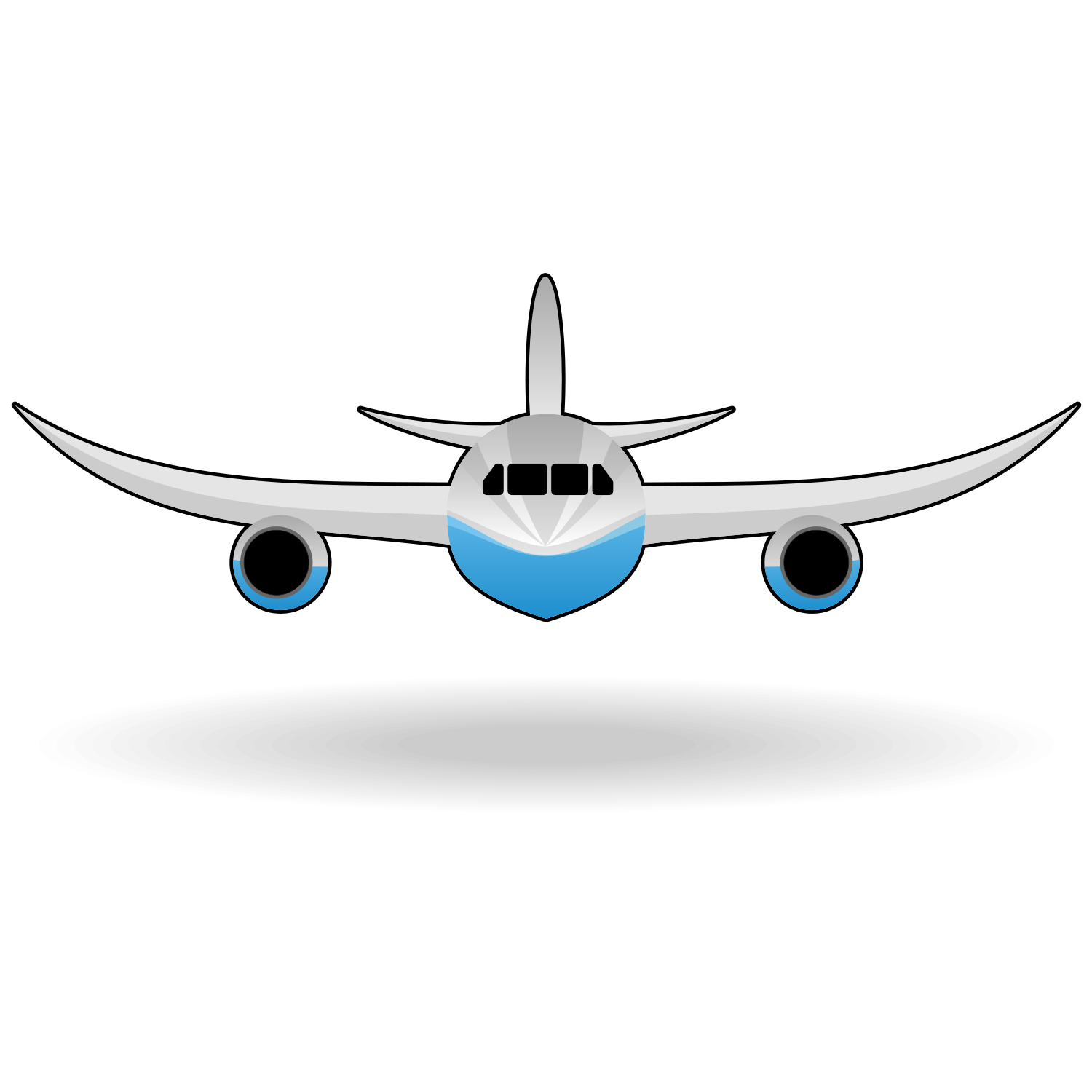 1500x1500 Vector For Free Use Aircraft Vector