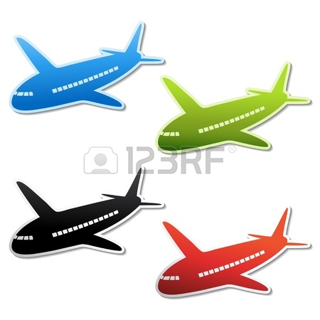 450x450 Airplane Banner Vector Clipart Panda