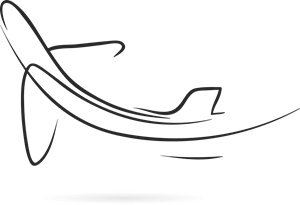 300x205 Airplane Logo Vectors Free Download