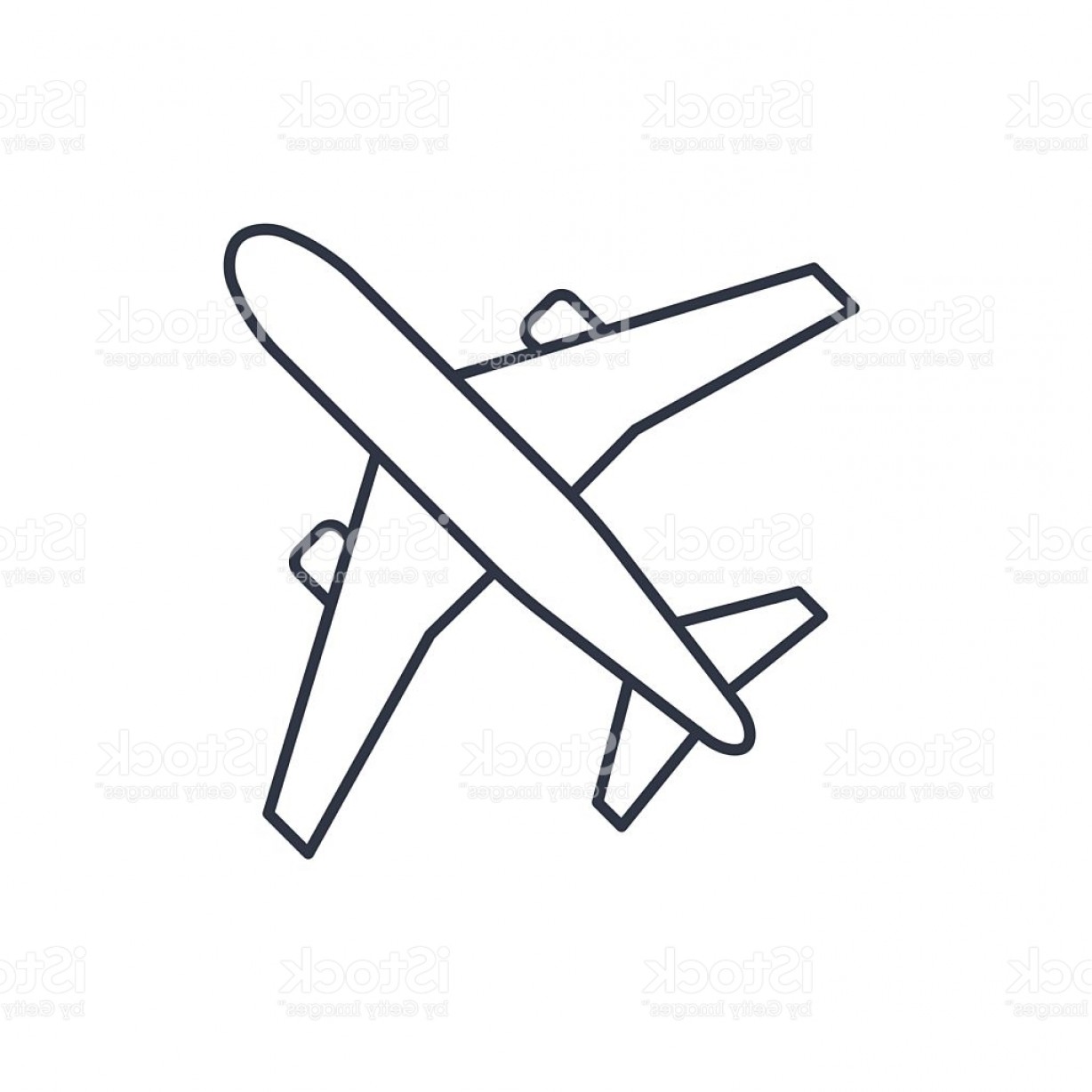 Airplane Vector at GetDrawings | Free download