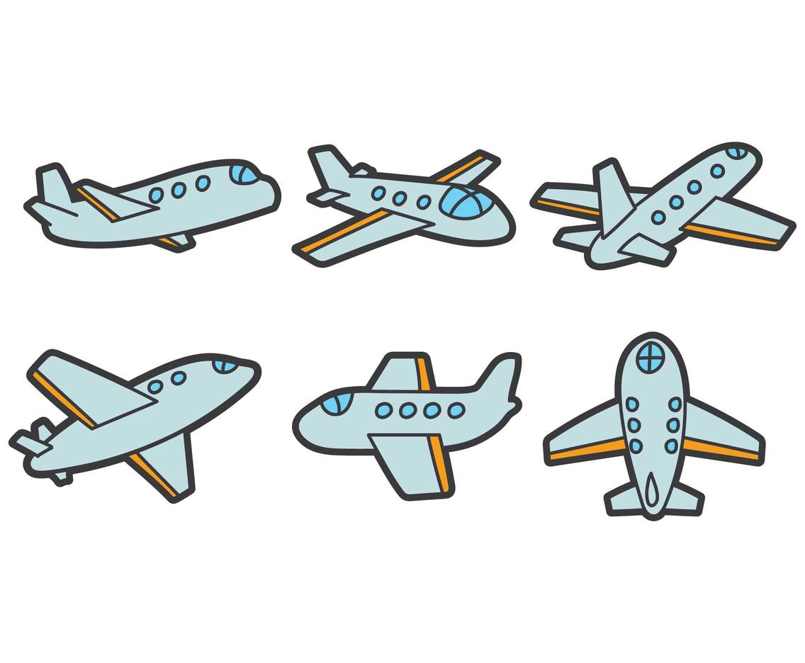 1136x936 Complete Cartoon Pictures Of Airplanes Plane Vector Art Graphics