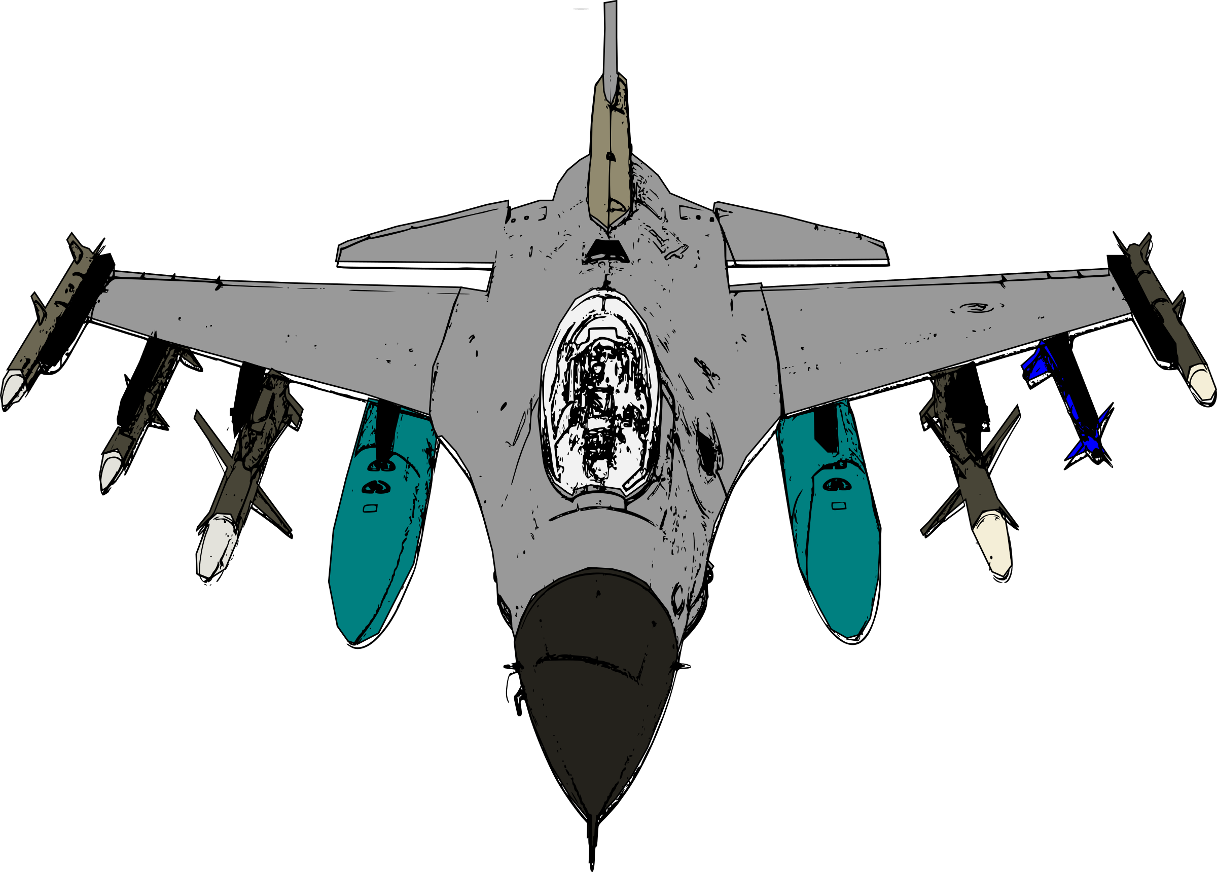 2400x1720 Jet Fighter Vector Art Image