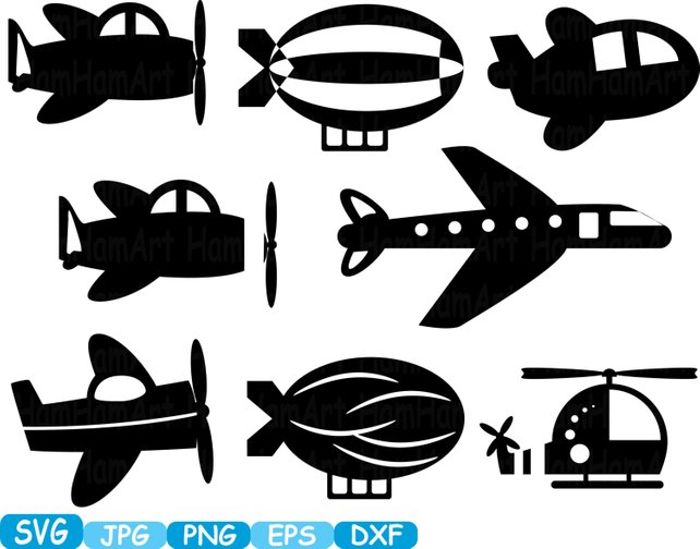 642x504 Plane Toys Airplane Monogram Cutting Files Svg Clipart Etsy