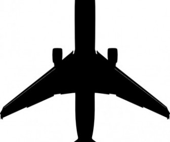 336x280 Silhouette Airplane Vector
