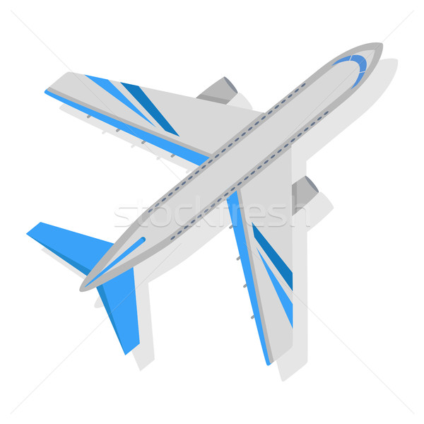 600x600 Plane Vector Icon On White Background. Transport Vector