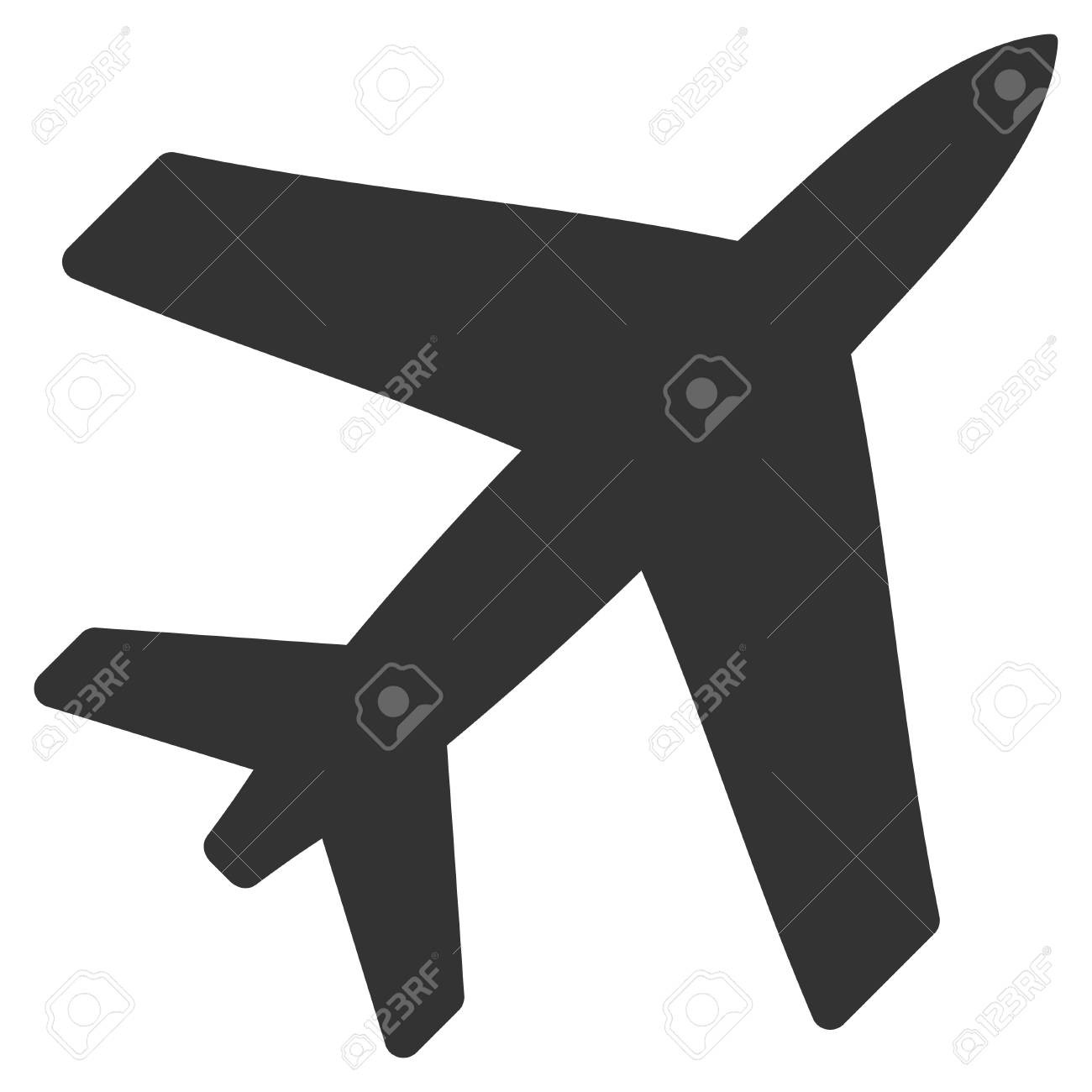 1300x1300 Airplane No Background Airplane Symbol Vector At Clipart Of