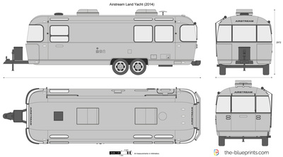 400x223 Airstream Land Yacht Vector Drawing