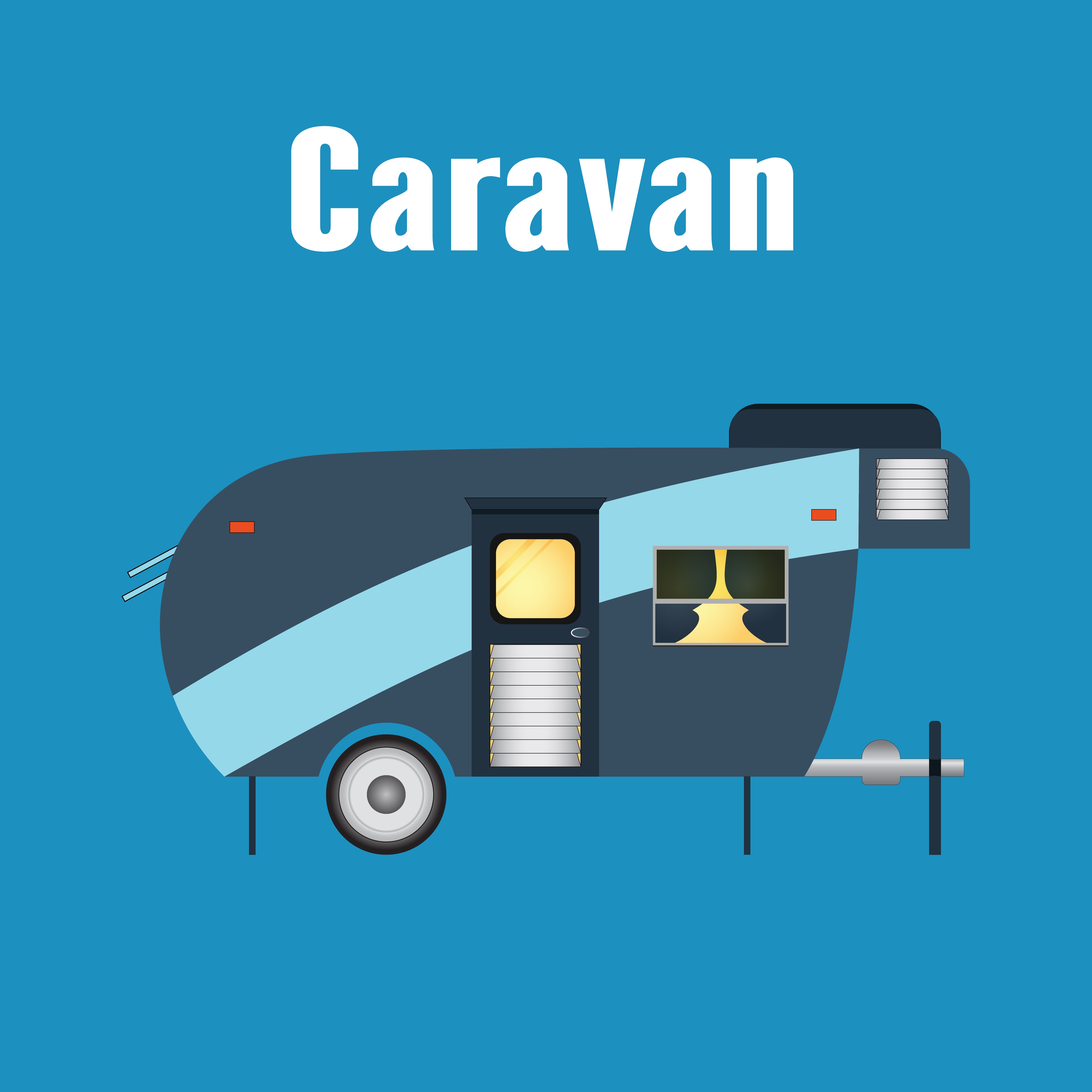 5000x5000 Camper Free Vector Art