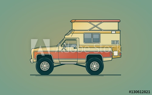 500x311 Airstream Camper Illustration