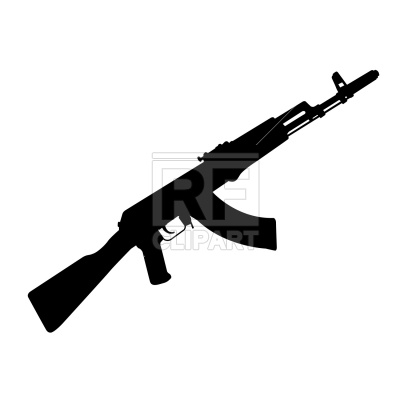 400x400 Ak 47 Silhouette Vector Image Vector Artwork Of Objects Prague