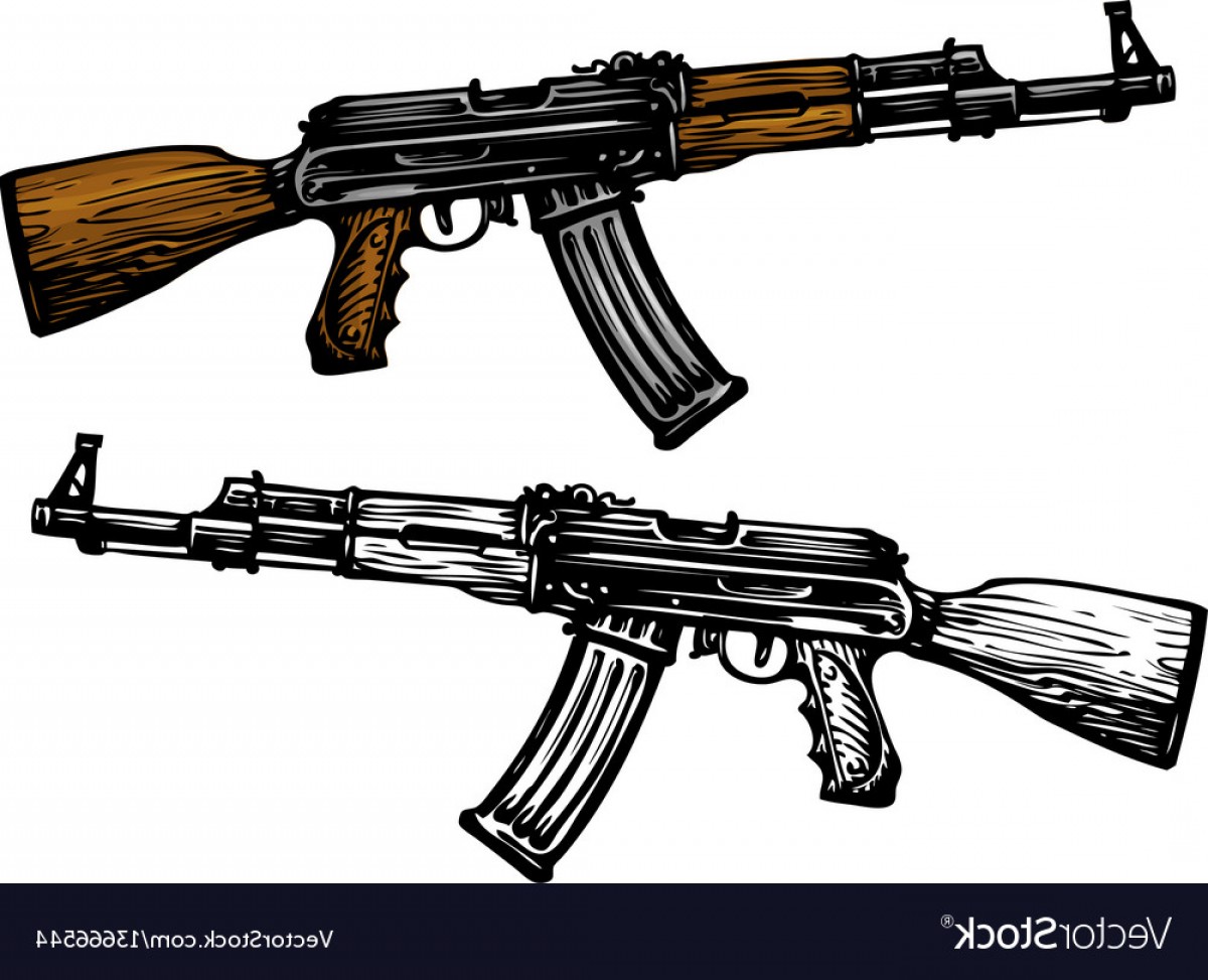 1200x973 Weaponry Armament Symbol Automatic Machine Ak Vector Sohadacouri
