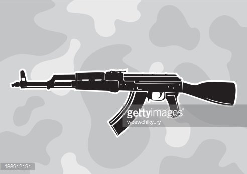 492x348 Ak 47 Vector Premium Clipart