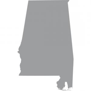 300x300 Stock Illustration Vector Alabama Map Outline With Orangiausa