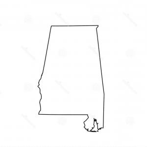 300x300 Stock Illustration Map U S State Alabama Vector Illustration Image