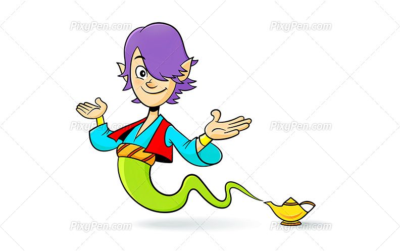 792x497 Aladdin Vector Clipart Vector Illustration