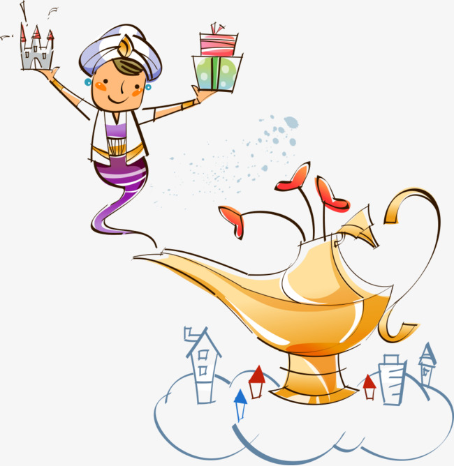650x668 Vector Aladdin, People Illustration, Cartoon Illustration