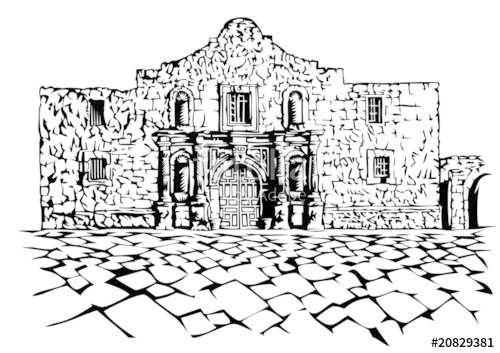 500x353 The Alamo Stock Image And Royalty Free Vector Files On Fotolia