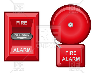 400x311 Fire Alarm Vector Image Vector Artwork Of Objects Konturvid
