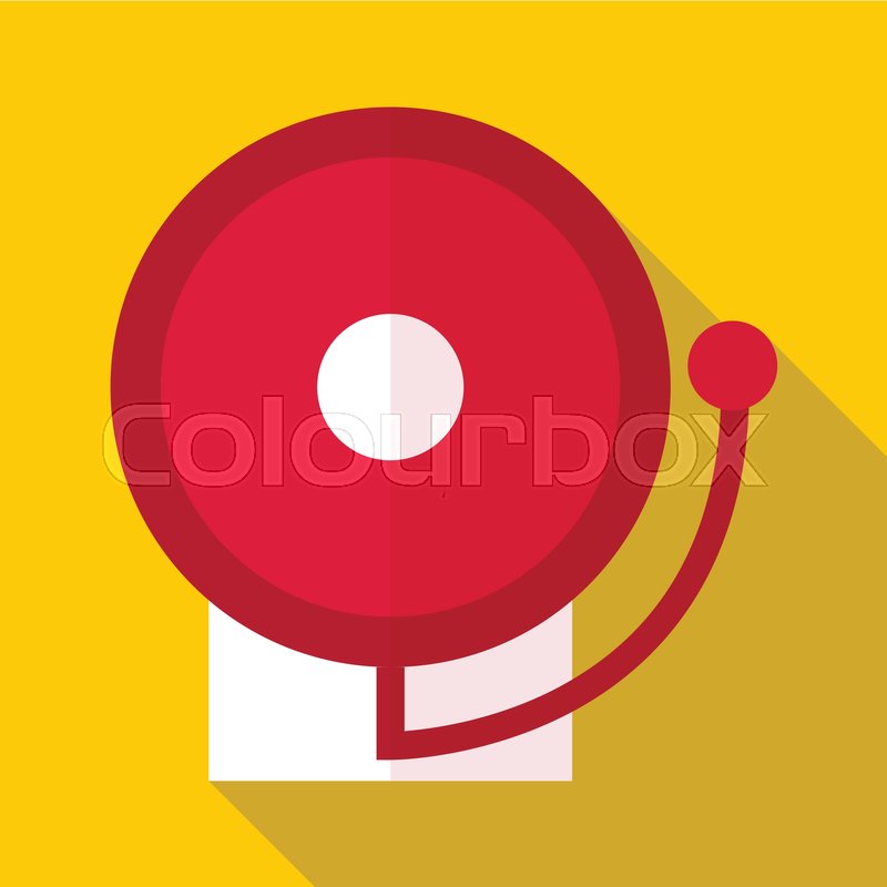 800x800 Fire Alarm Icon. Flat Illustration Of Fire Alarm Vector Icon For