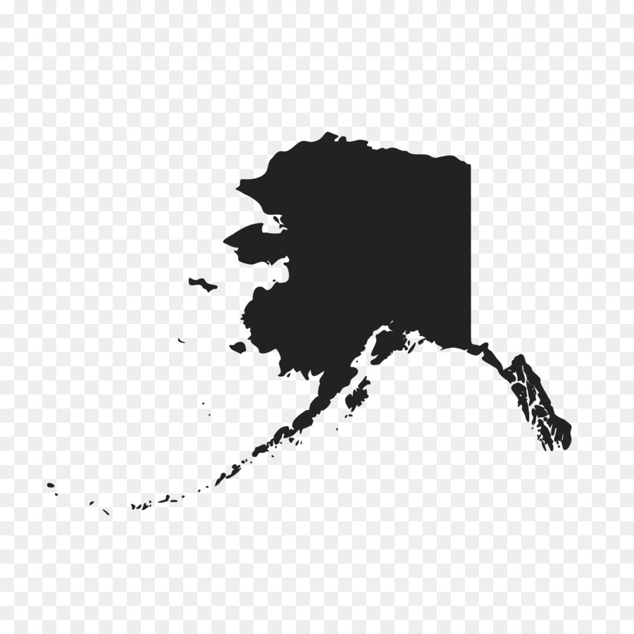 900x900 Alaska Vector Map