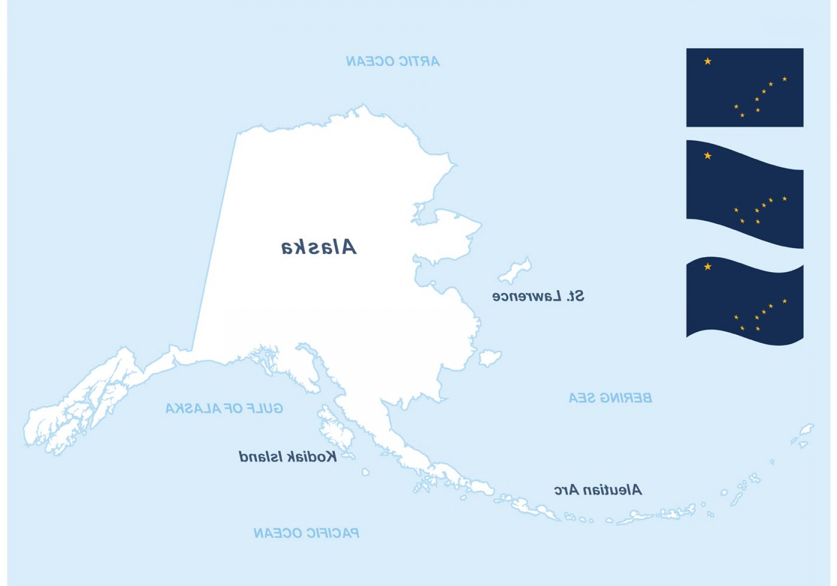 1680x1176 Alaska Vector Map And Flags Shopatcloth